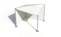 Шатёр Кайт 4х4 со стеной